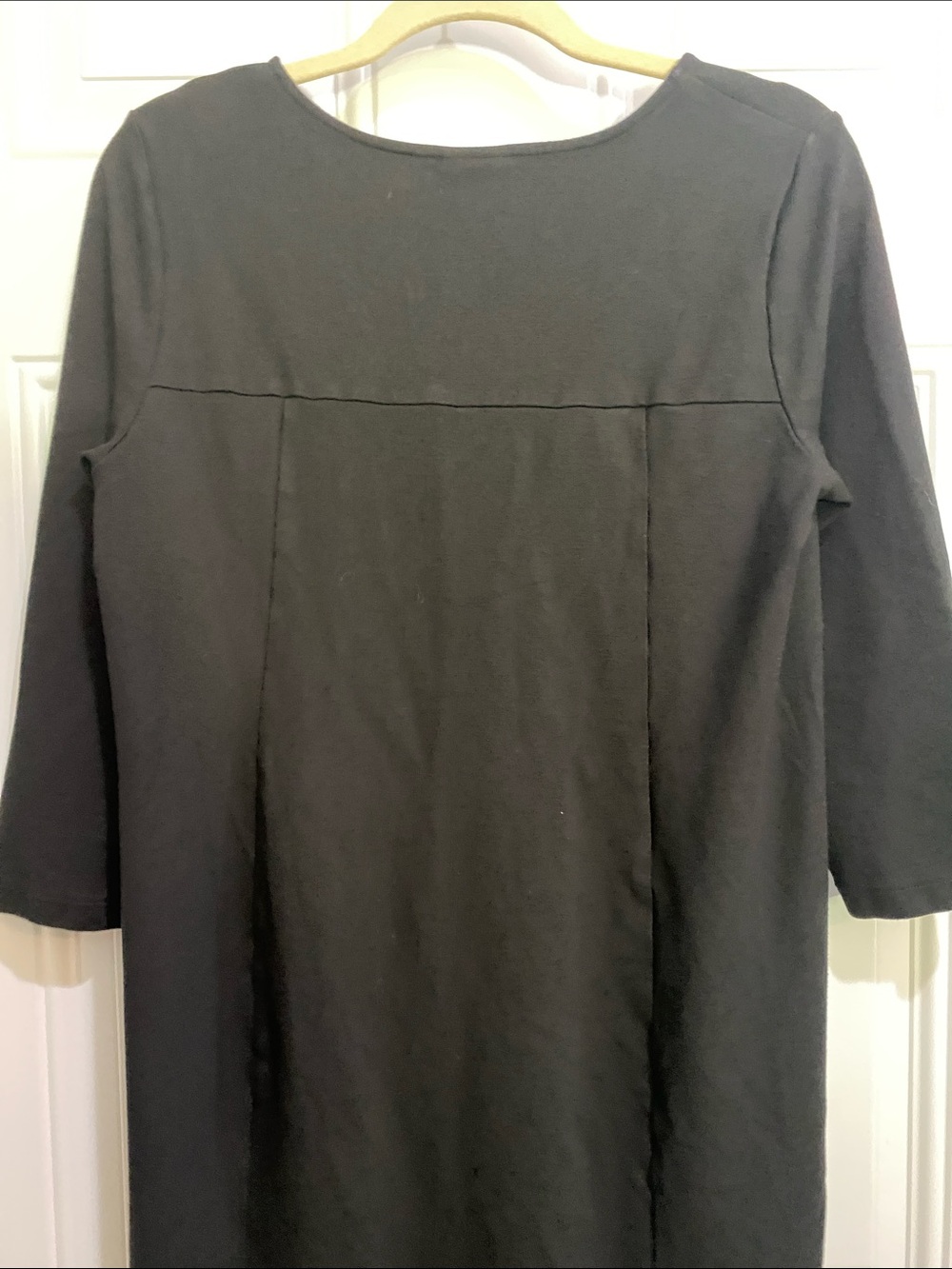 J. Jill Black Midi Shift Dress - Picture 6 of 9